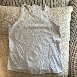 lululemon Align™ Waist-Length Racerback Tank Top size 8 white